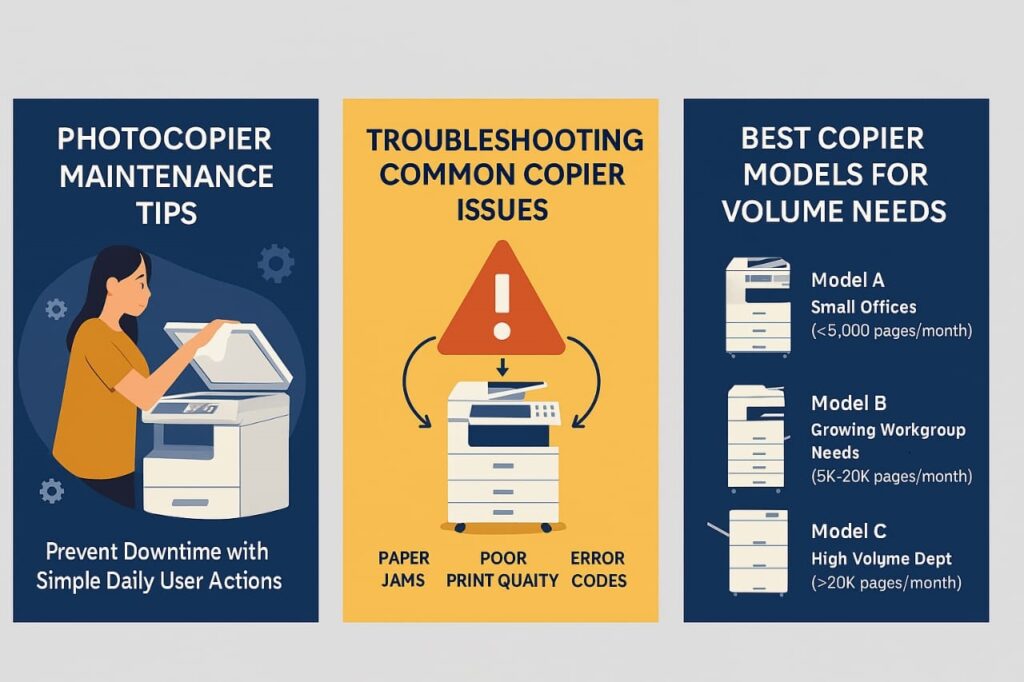 Photocopier Maintenance Tips and Best Models for Reliable Office Printing