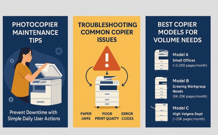  Photocopier Maintenance Tips and Best Models for Reliable Office Printing