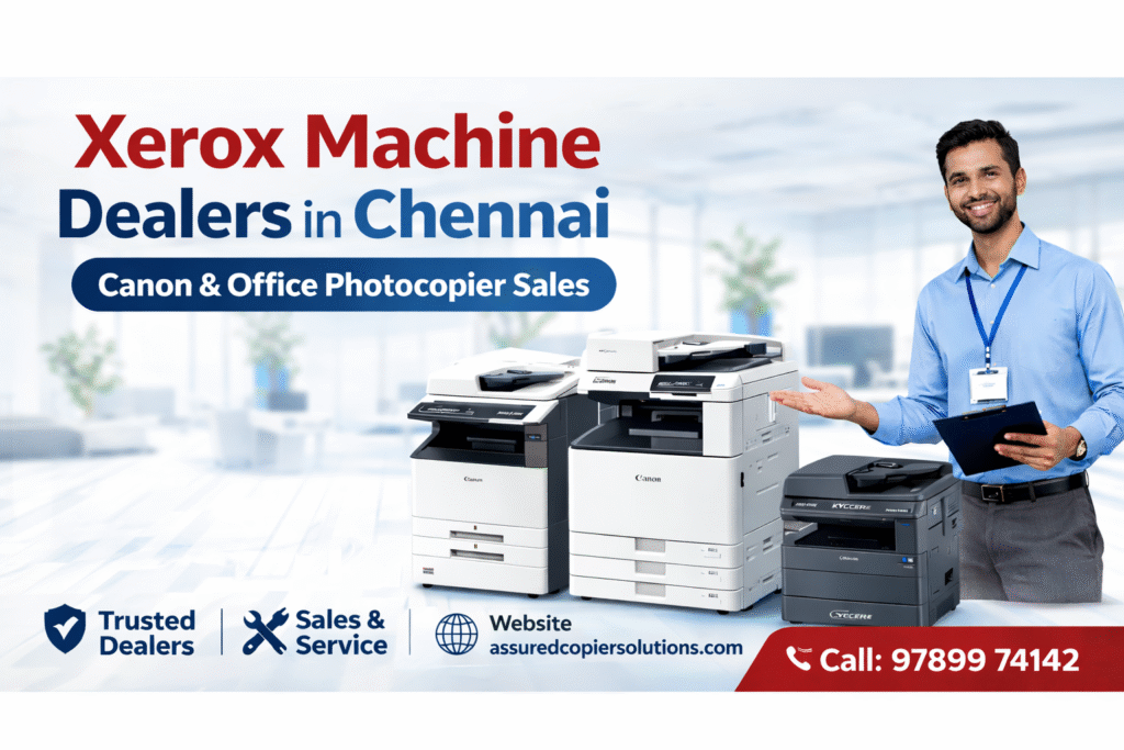 Xerox Machine Dealer in Chennai – Canon Photocopier Dealer
